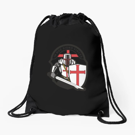 Crusader 'in Hoc Signo Vinces ' Knights Templar Drawstring Bags