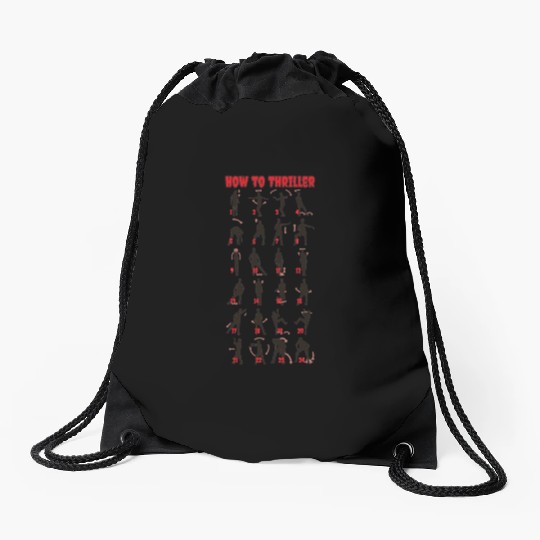 How To Thriller ( for Light Colous) Drawstring Bags