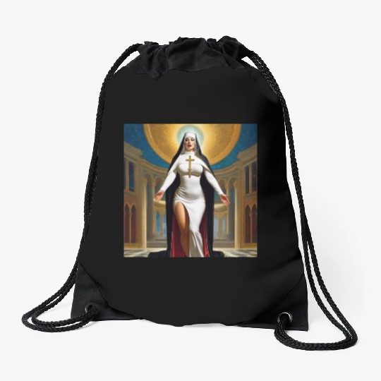 Holy Ghost Drawstring Bags