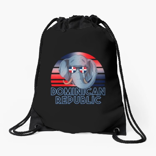 Dominican Republic Drawstring Bags