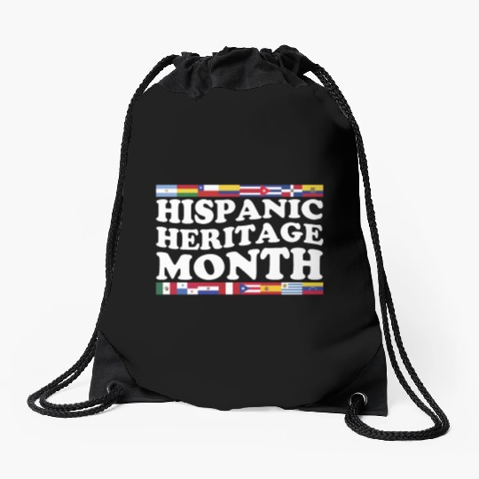 Hispanic Heritage Month Funny Hispanic Spanish Drawstring Bags