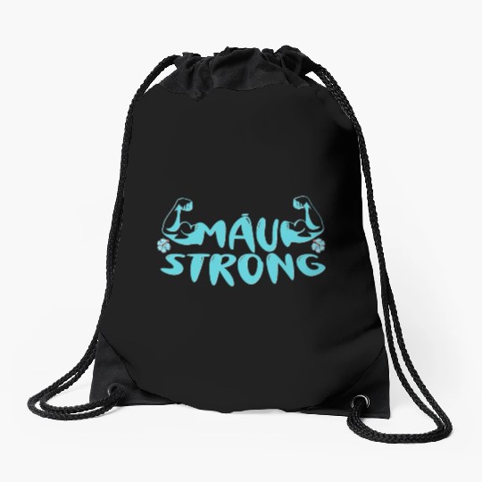 Pray for Lahaina Maui Hawaii Wildfire Support Drawstring Bags