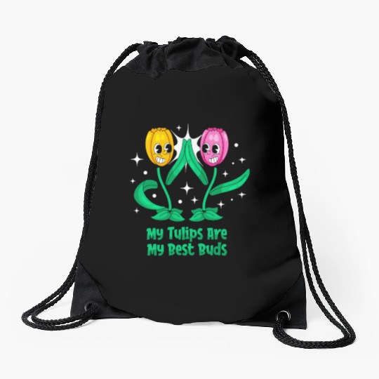Tulip Gardening Cute Drawstring Bags