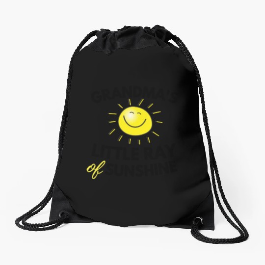 Grandma's Little Ray Of Sunshine Cute Baby Drawstring Bags