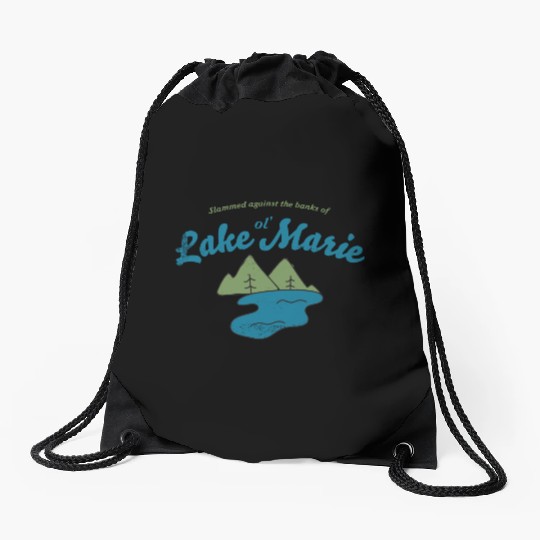 John Prine Lake Marie Folk Music Drawstring Bags