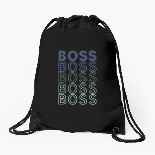 Boss gift for father in Christmas Drawstring Bags