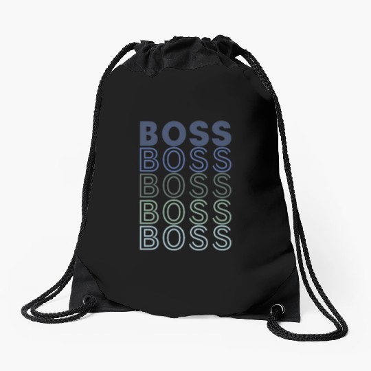 Boss gift for father in Christmas Drawstring Bags