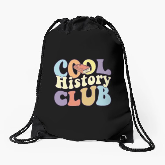 Cool History Club History Buff BA History Major Drawstring Bags