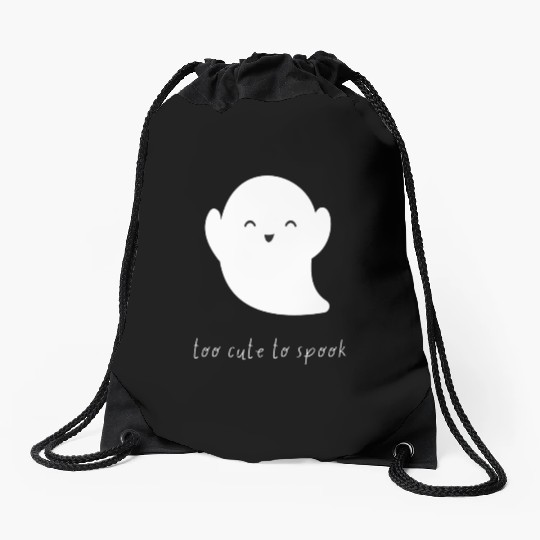 Cute NICU Halloween | Too cute to spook design Drawstring Bags