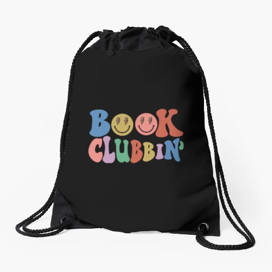 Book Clubin Librarian Literature Lover Book Nerd Drawstring Bags