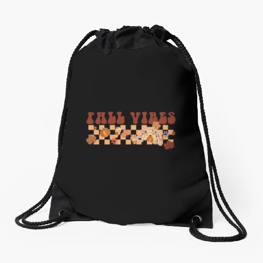 Fall Vibes 1 Drawstring Bags