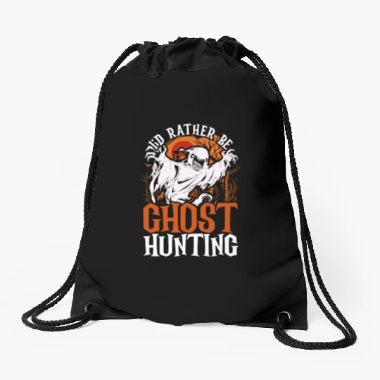 Paranormal Investigator Ghost Hunting Drawstring Bags