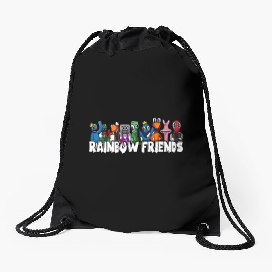 Rainbow Friends Drawstring Bags