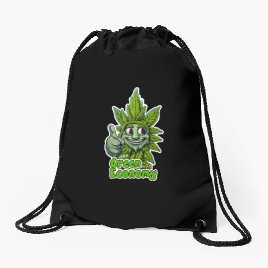 Green Economy Drawstring Bags