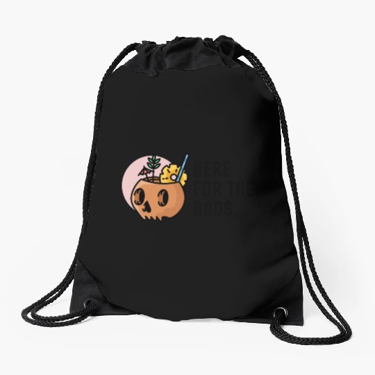 halloween 2 black Drawstring Bags