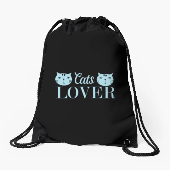 Cats Lover Design For Cat Owner Drawstring Bags
