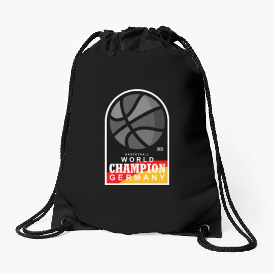 GERMANY BASKETBALL WOLRD CHAMPION 2023 Drawstring Bags