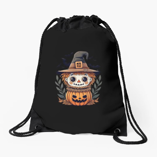 Harvest Halloween Harmony Drawstring Bags