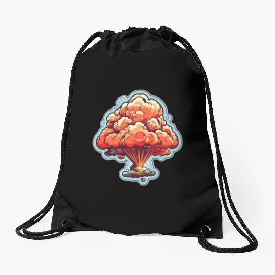 Explosion Fireworks Pyrotechnics Drawstring Bags
