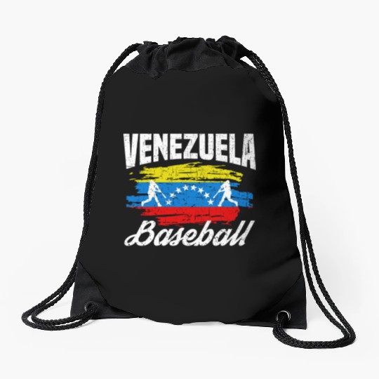Venezuela Baseball Team Championship Drawstring Bags