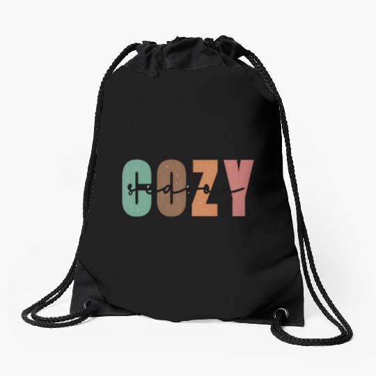 Cozy Season Drawstring Bags