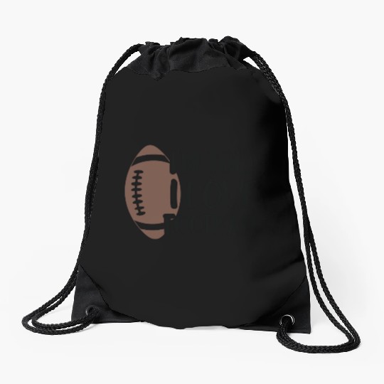 I m Told I Love Football Drawstring Bags