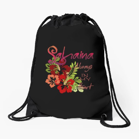 Lahaina: Always in my Heart 2 Drawstring Bags