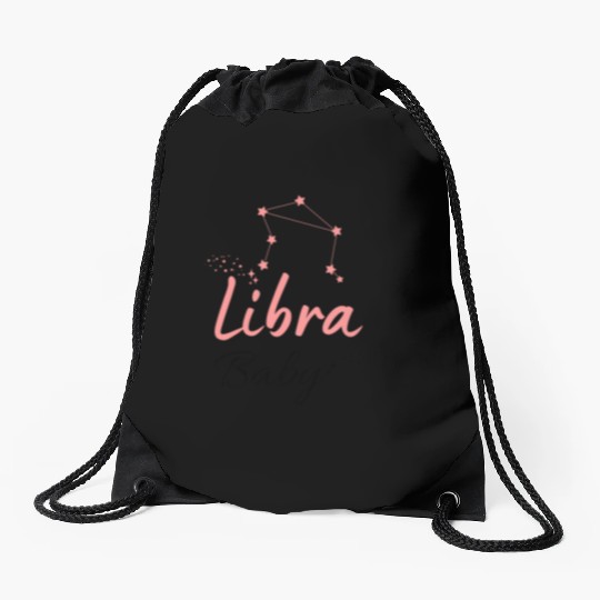 Libra Baby Astrology Cute Drawstring Bags