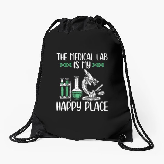 Medical lab technicians | Lab chemistry gifts Drawstring Bags