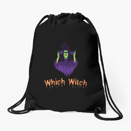 Which Witch Drawstring Bags - Funny Halloween vaction