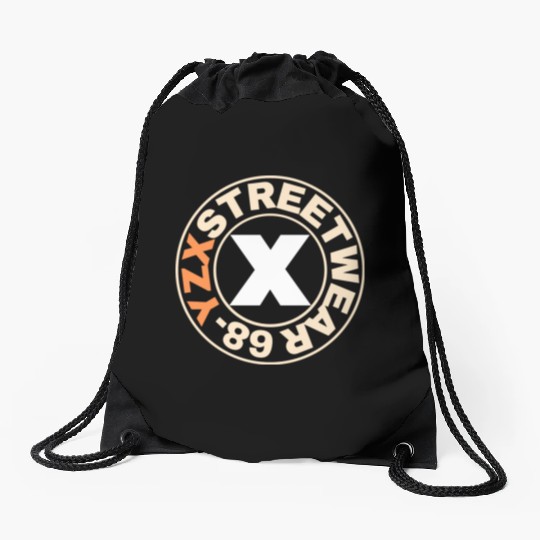 Streetwear x-mark Drawstring Bags