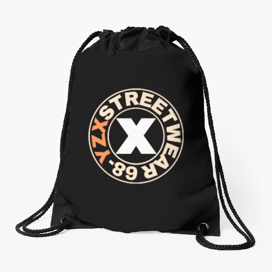 Streetwear x-mark Drawstring Bags