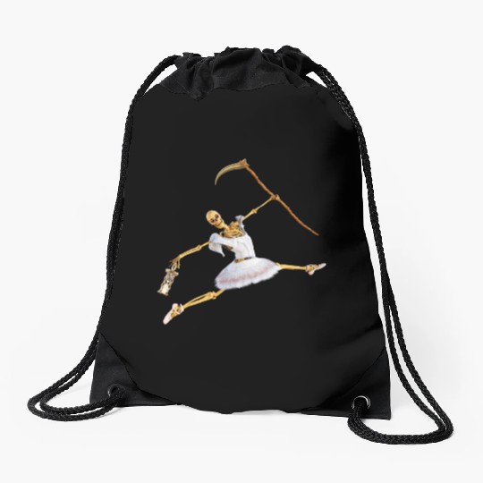 The extraordinary hobby of the Grim Reaper Drawstring Bags