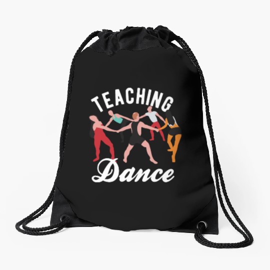 Dance Teacher Teaching Dance Drawstring Bags