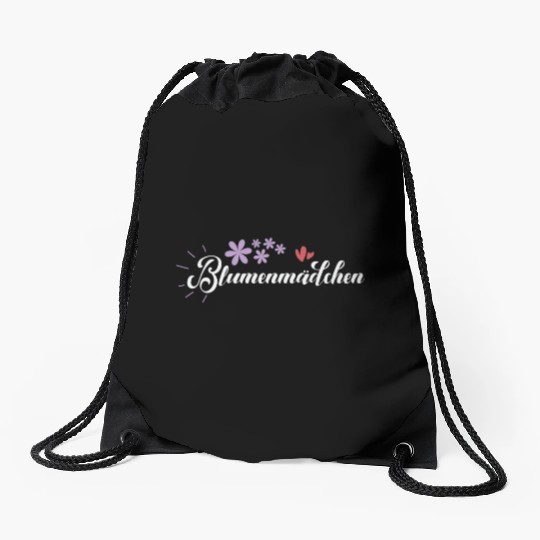 cute Flower Girl Wedding Drawstring Bags