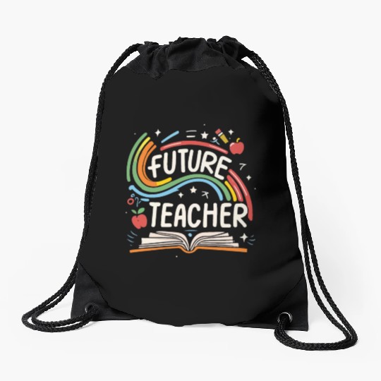 Future Teacher Educator Drawstring Bags