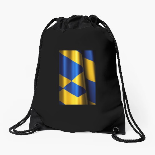 Ukrainian Blue and Yellow Flag: A Tale of National Drawstring Bags