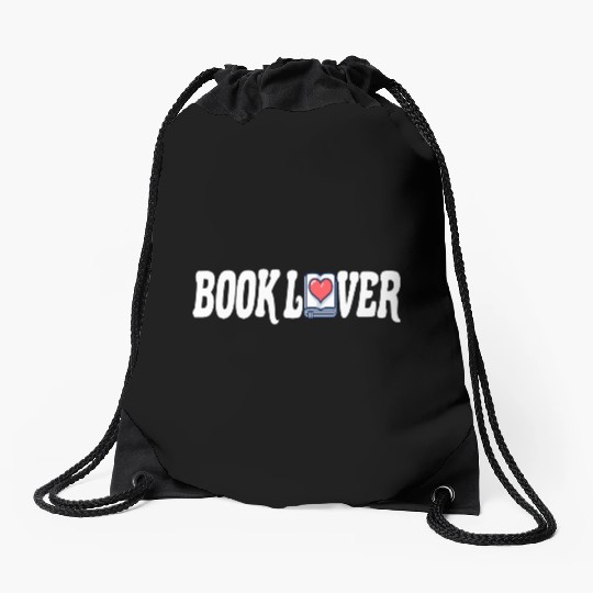Bookworm Reading Literature Page-turner Book Lover Drawstring Bags