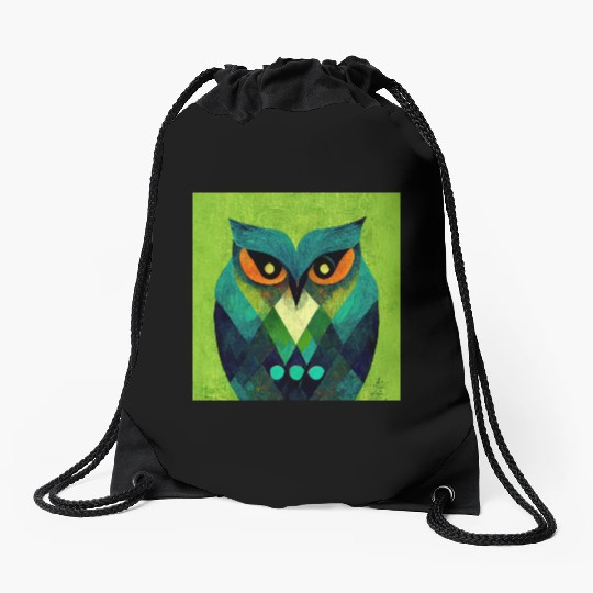 Mod Owl: ScOwl Owl Drawstring Bags