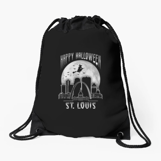 St. Louis Missouri Happy Halloween Drawstring Bags