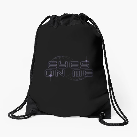 Eyes On Me Drawstring Bags