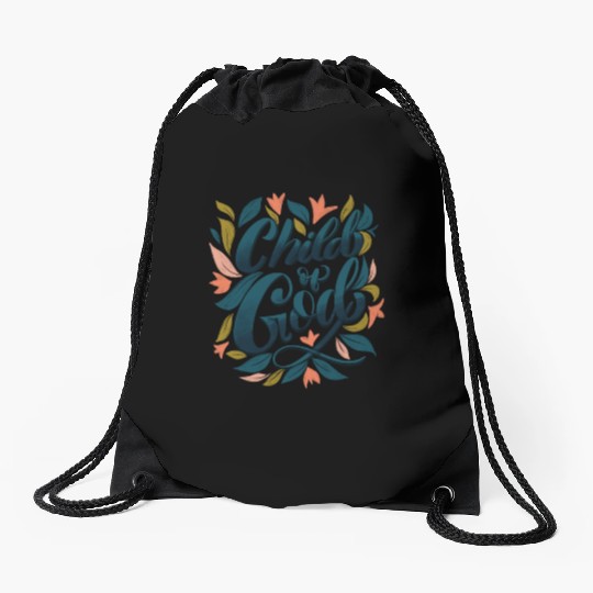 Child of God Drawstring Bags