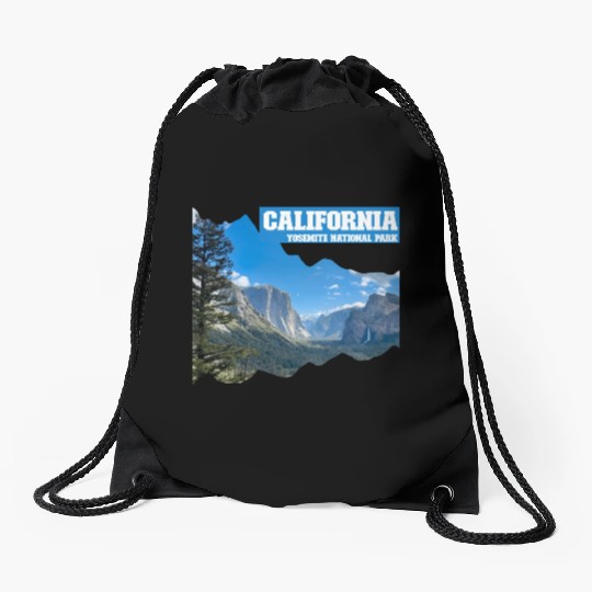 California – Yosemite National Park Drawstring Bags