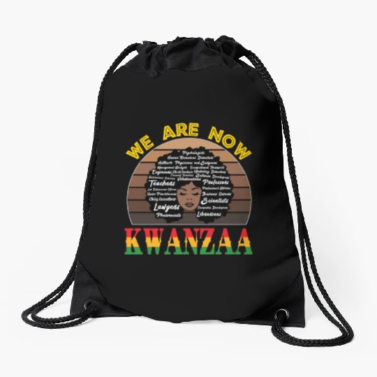 Celebrating All Passions with Kwanzaa Pride Drawstring Bags