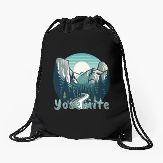 Yosemite National Park: The Beauty of Nature Drawstring Bags
