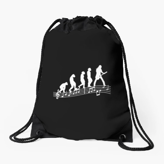Guitarist E-Guitar Acoustic-Guitar Evolution Drawstring Bags