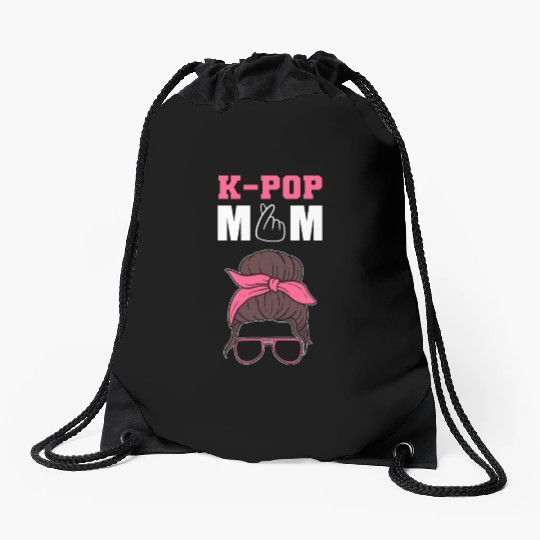 K-pop Mom Kpop Addict Gift Drawstring Bags
