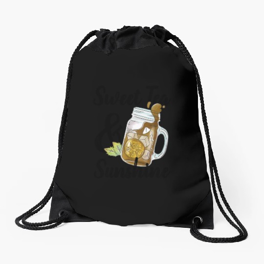 Sweet Tea And Sunshine Drawstring Bags