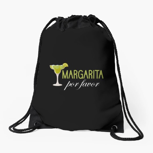 Margarita Por Favor Mexico Siesta Festivals Drawstring Bags