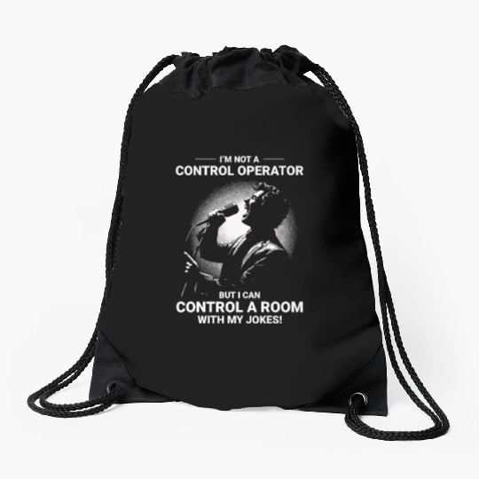 Ham Radio Operator Stand-Up Comedy Control Room Drawstring Bags